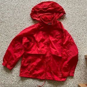 Eddie Bauer: Vintage Red Women’s Med Windbreaker